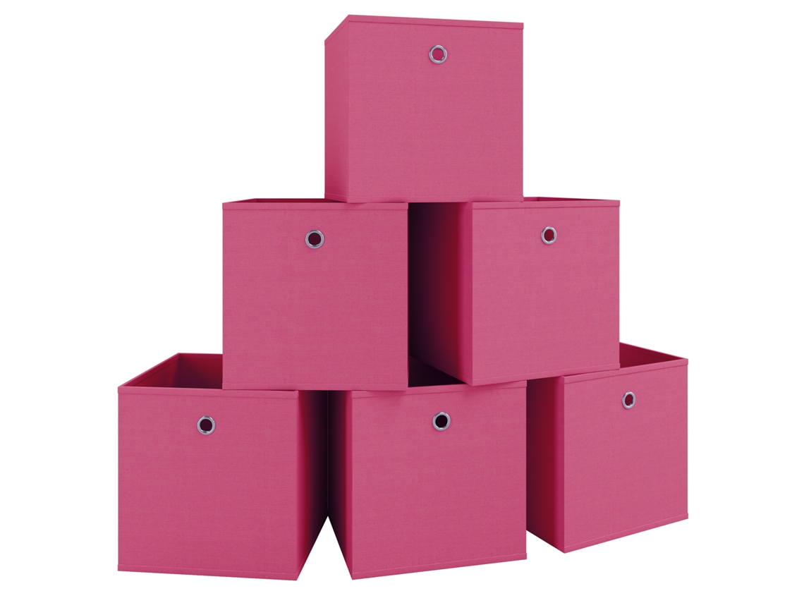Conjunto de 6 Caixas Dobráveis Caixa Dobrável Boxas VCM