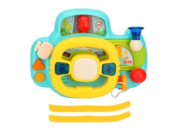 Volante De Brinquedo Para Crianças Com Simulação De Dirigibilidade E Música