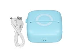 Impressora Térmica Portátil Mini 200dpi Leve Ergonômica Azul