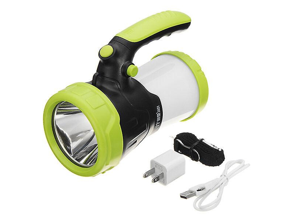 Lanterna Led Giratória Recarregável De 10 W Para Acampamento, Luz De Emergência Para Caminhadas De 6000 Mah Com 4 Modos Olysi Shop