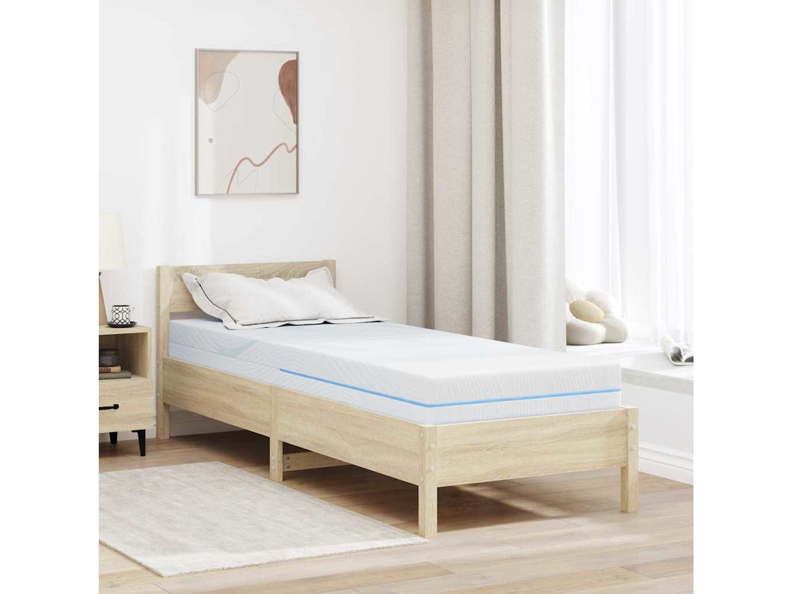 Vidaxl Colchão Médio Firme 80 X 200 Cm Branco