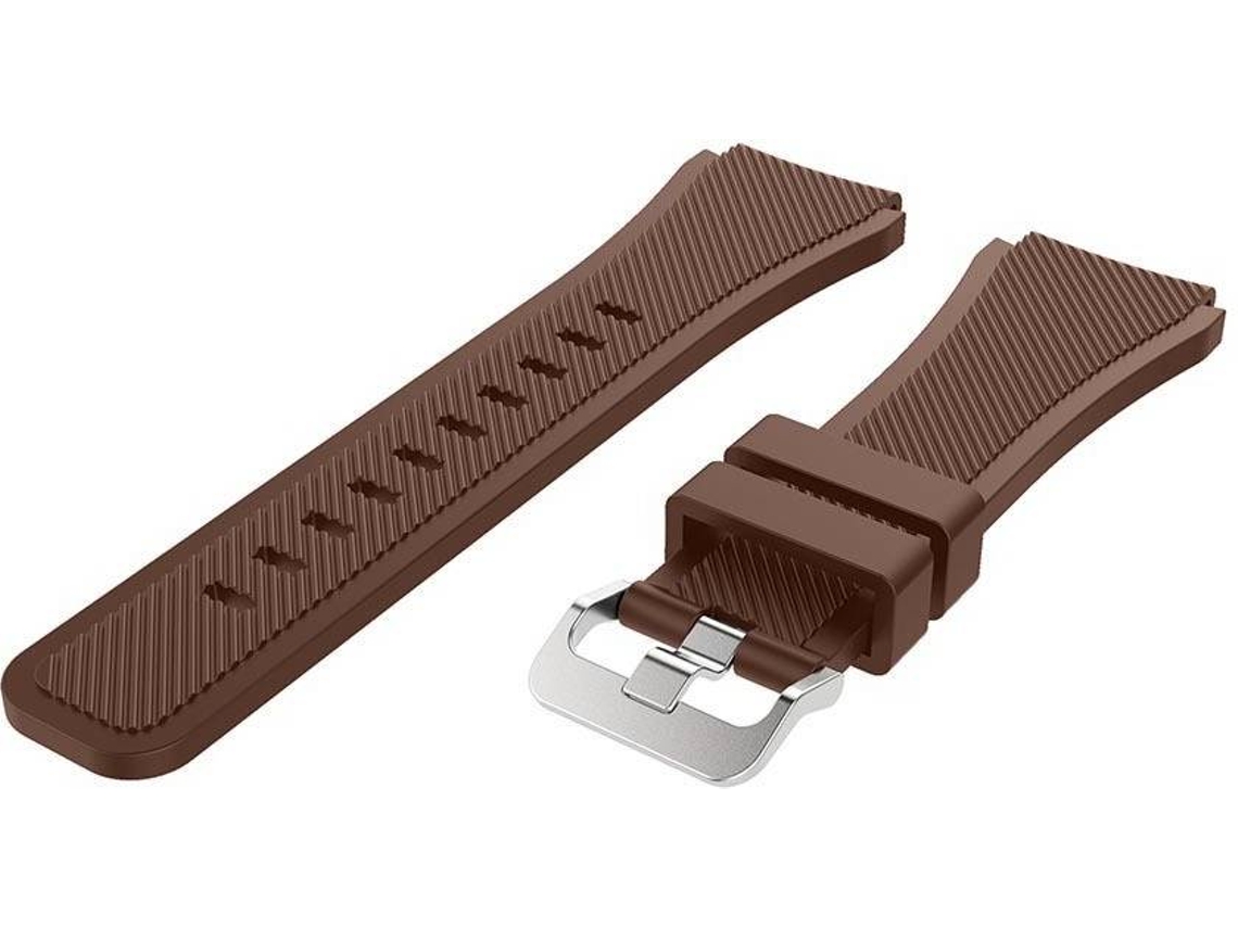 Capa WISETONY Samsung Gear S3, Galaxy Watch 46mm Castanho