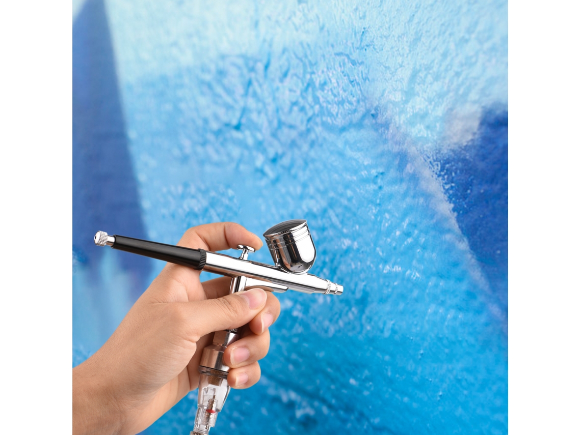 Laxiscreed Mini Airbrush Set Com Agulhas Trocáveis E Kit De Limpeza Para Modelismo E Artesanato