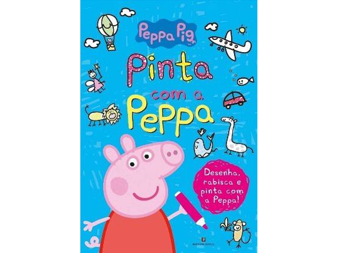 Peppa Pig Português Brasil Jogos de Pintar Desenhos da Peppa Video infantil  Brinquedos para crianças 