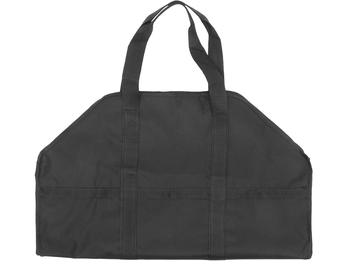 Bolsa Lenha de grande capacidade, em tecido Oxford resistente com alças duplas para facilitar o transporte de Lenha ao