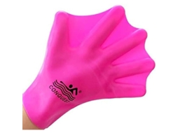 Luvas De Natação Com Membrana Em Silicone Para Treino Aqua Fit, Dedos Fechados, Unissex Adulto, 2pcs