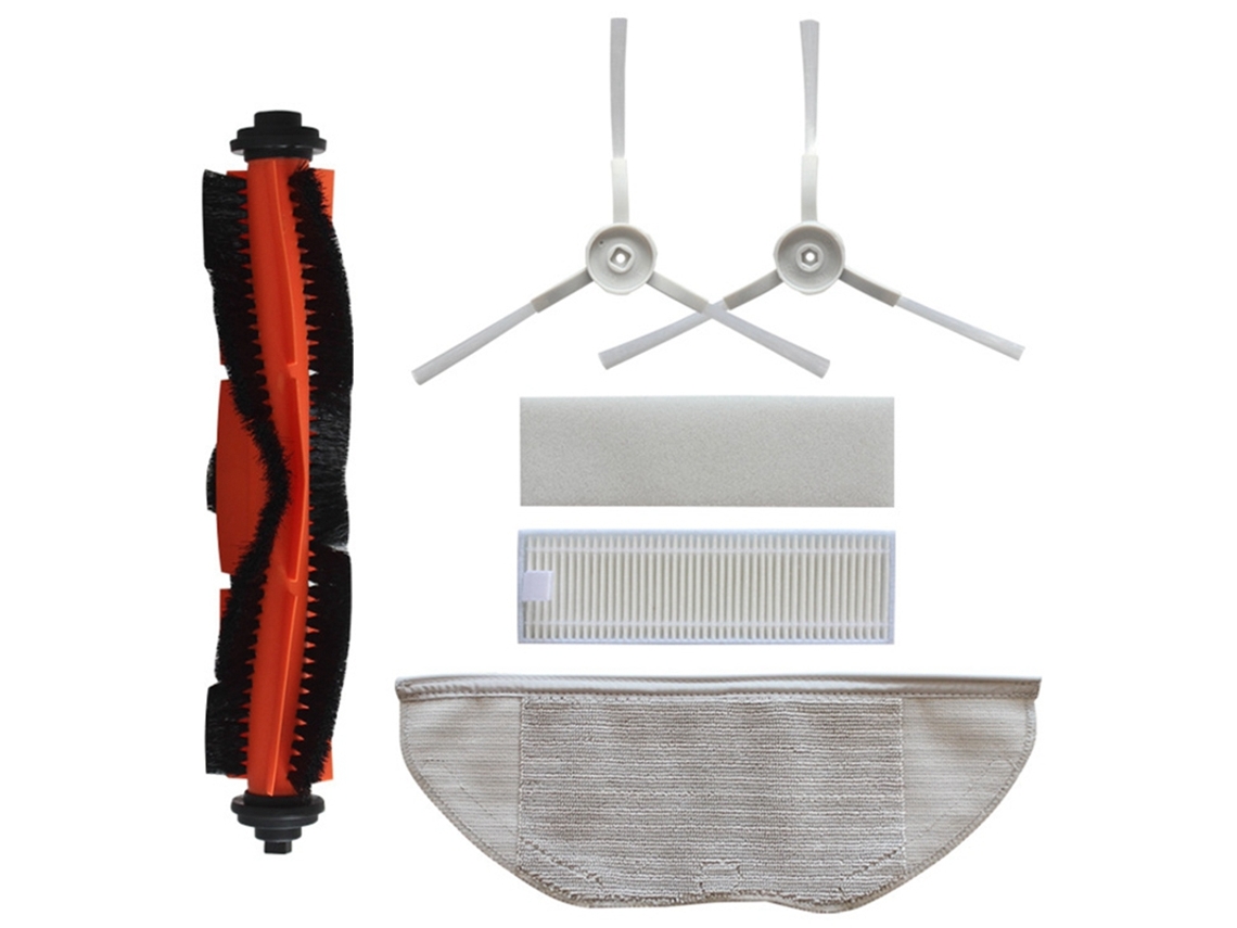 Escovas principais filtros escova lateral panos de limpeza pano mop para xiaomi mijia g1 robô aspirador acessórios