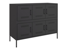 Maison Exclusive - Aparador 100,5x39x79 Cm Aço Preto