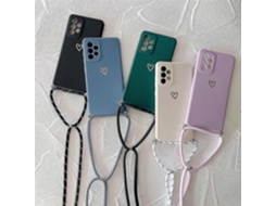 Lurelia Capa Em Tpu Macio Com Alça Compatível Com Samsung Galaxy A53 5g, Roxa