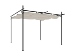 Pergola, Pergolas Vidaxl Creme Tecido (295 X 292 X 230 Cm)
