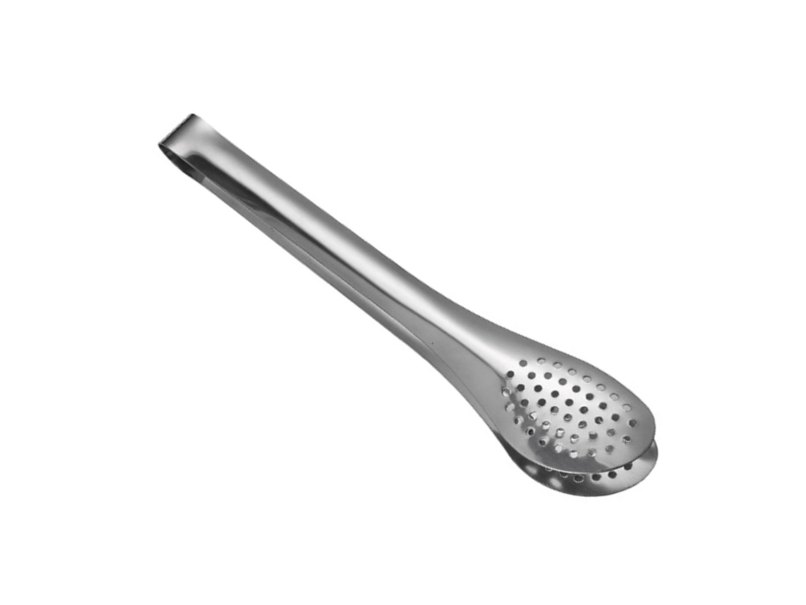 Ronjoe-pinças De Cozinha De Aço Inoxidável 9 Polegadas Multifuncionais Para Servir Alimentos Com Furo De Filtro