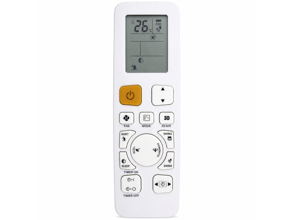 Comando À Distância Para Ar Condicionado Compatível Com Daikin 3p537588-4a, Frio E Calor, Sem Configuração