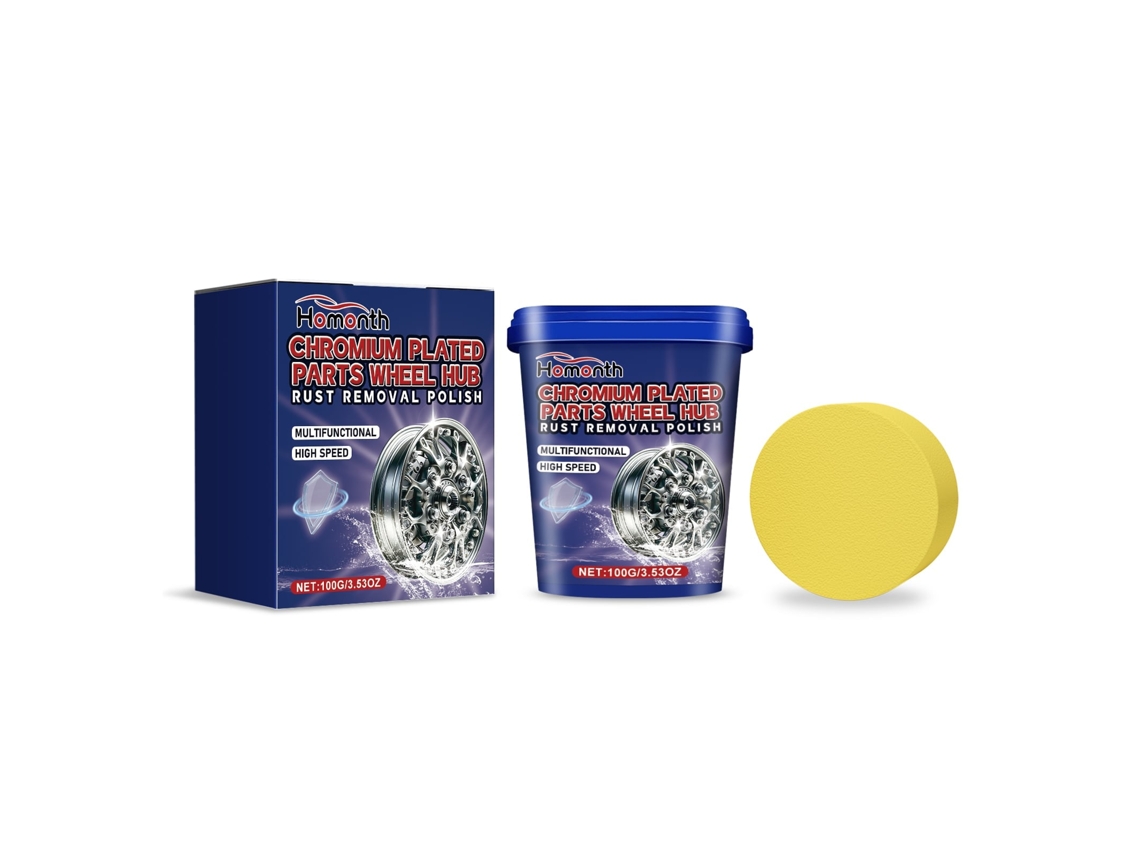 Pasta de Limpeza Homonth para Rodas de Aço Inoxidável LAXISCREED