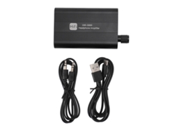 Amplificador Portátil De Fones De Ouvido Com Interruptor De Ganho 2 Etapas 16-300 Ohm Entrada/saída Aux 3.5mm