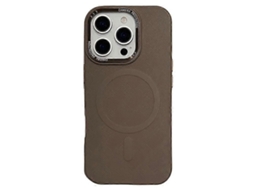 Capa Compatível Com Iphone 16 Pro Max, Compatível Com Armação De Lente De Metal Magsafe, Capa De Telefone Tpu Antiqueda