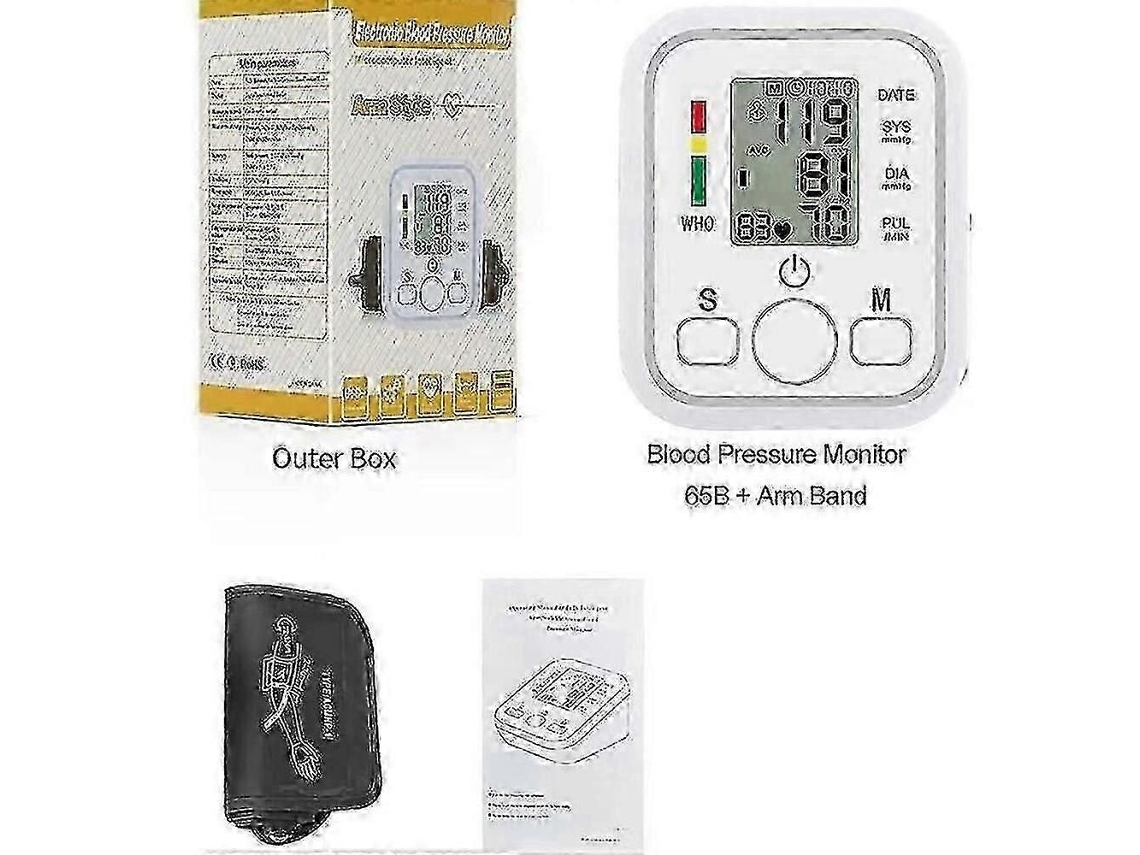 Monitor Eletrônico de Pressão Arterial Braço, Doméstico, Pres São Braço Totalment GOKOCO