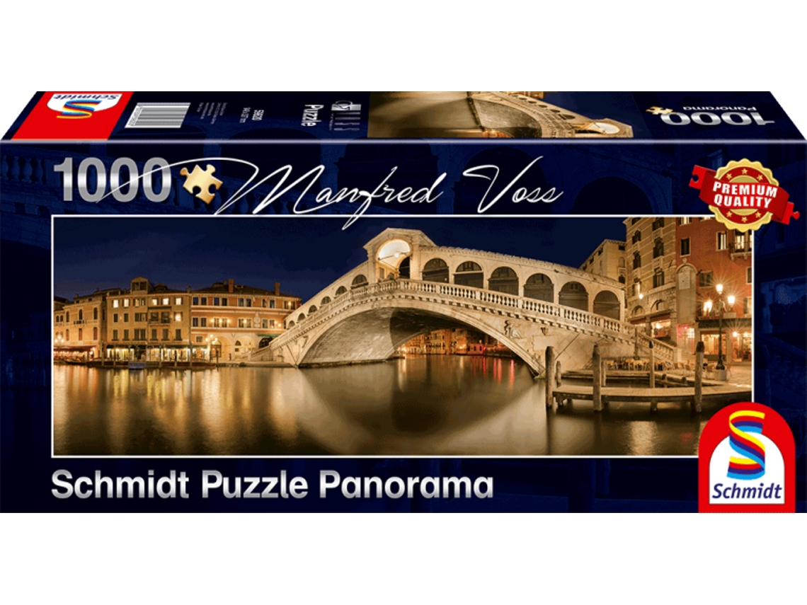 Puzzle SCHMIDT SPIELE Rialto Bridge 1000 Peças Cidade