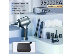 Aspirador De Pó Portátil Sem Fio 95000pa Para Carro, Mini Aspirador De Pó Portátil Para Carro, Casa, Desktop, Teclado, Limpeza, A Aquaforge