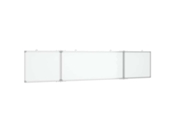 Maison Exclusive - Quadro Branco Magnético Dobrável 200x40x1,7 Cm Alumínio