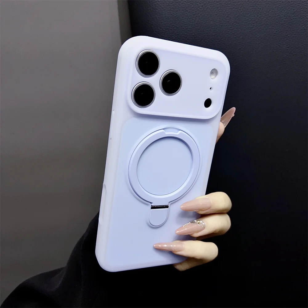 Capa De Silicone Para Iphone 17, Azul Celeste, Compatível Com Iphone, Capa Protetora À Prova De Choque.
