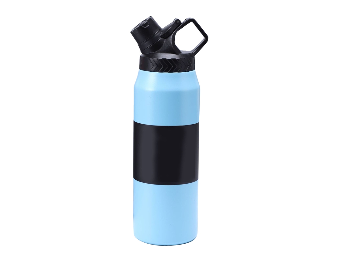 Garrafa Isotérmica Aço Inox 750ml Azul Claro