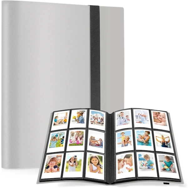 Álbum de Fotos Polaroid de 3 Polegadas para 432 Cartões Grey BRILVIBERA