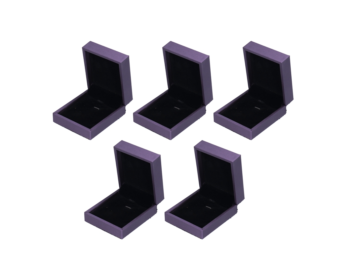 5pcs Caixa de Embalagem de Joias Exquisita Organizador de Anéis Brincos Colares Pulseiras | S/MARCA