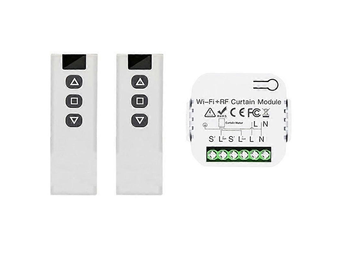 Lurelia Interruptor Para Persianas Tuya Smart Life Wi-fi 433 Mhz Com Comando Remoto Rf Para Controlo Elétrico De Persianas Br