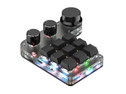 Teclado Nical, 9 Teclas, 3 Botões, Teclado Rgb Programável, Teclado Para Jogos Bluetooth, Hotswap Everley891