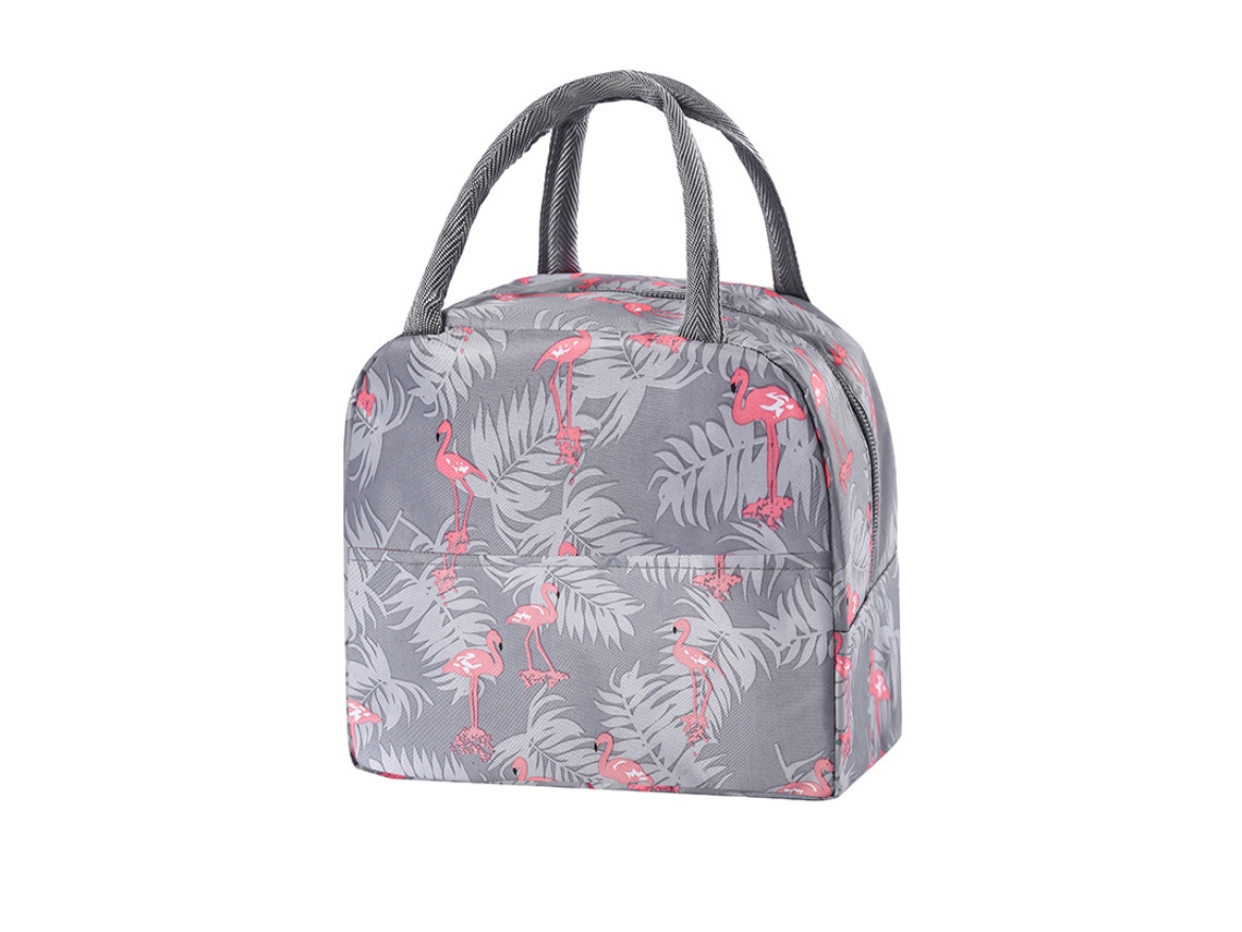 Bolsa Térmica para Almoço com Estampa de Desenho Animado , Ideal para Piqueniques e Viagens. MDUG (pavão Cinza)