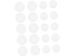 Shineofi 50 Unidades De Protetores Silicone Antiderrapantes Para Pés Móveis, Sofás E Mesas