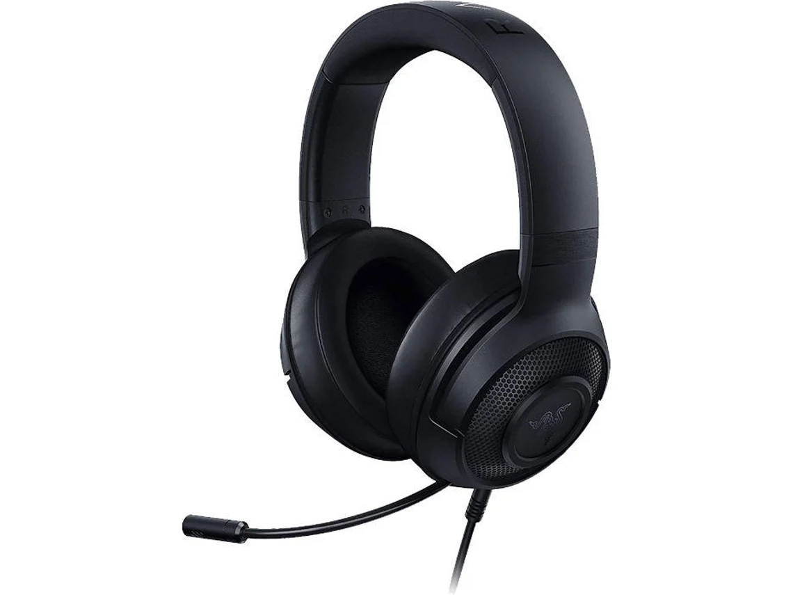 Auscultadores Gaming com Fio RAZER Kraken X Lite (Over Ear - Multiplataforma - Preto)