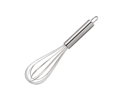 Batedor De Aço Inoxidável(20 Cm, Prateado)