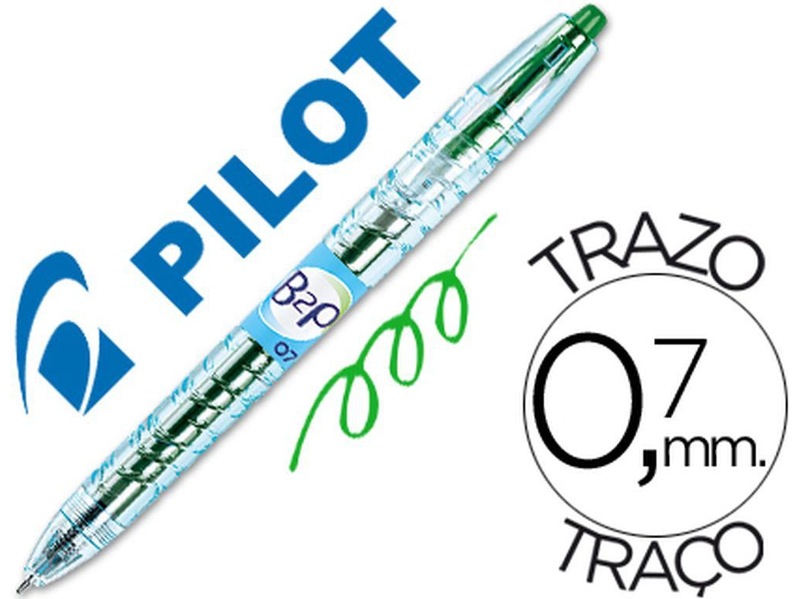 Esferográfica Pilot Gel B2P Verde0