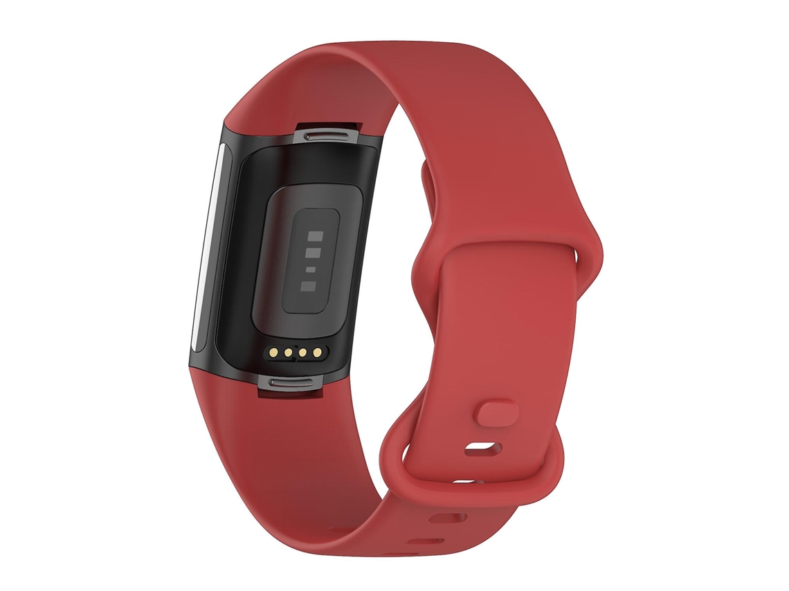 Pulseira de substituição de TPU macio para relógio inteligente Fitbit Charge 5 Ly Ebike (grande)