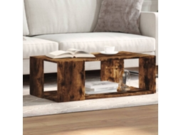 Mesa De Centromesa De Apoiomesa De Café 89,5x48x30 Cm Derivados Madeira Carvalho Fumado Wsd57444 Lovely Home