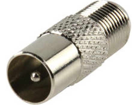 Adaptador Coaxial F Coaxial Masculino - F Feminin.