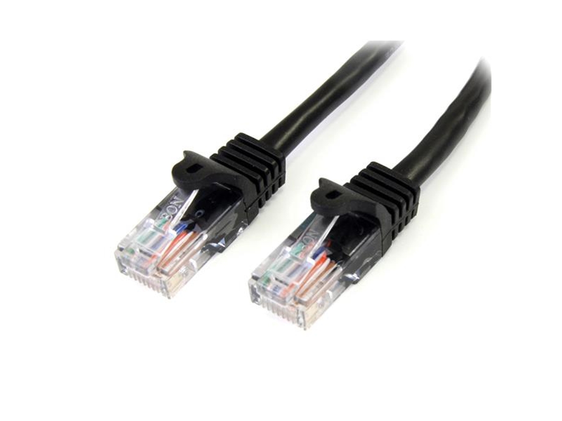 Cabo de Rede StarTech (RJ45 - 50 cm - Preto)