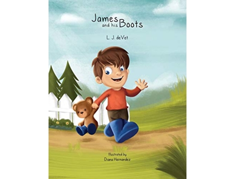 Livro James and his Boots de L J deVet (Inglês)