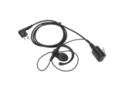 Fone de Ouvido Tipo Walkie-talkie com Cabeça em Formato MEG, ABS, Ideal para Restaurantes, Segurança, Bares e Hotéis. - aquaforge
