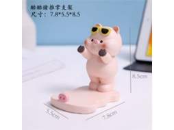 Suporte De Celular Fofo Em Formato De Animal, Pequeno Enfeite Para Mesa De Escritório, Suporte Para Tablet, Ferramenta Criativa Para Preguiçosos Que C