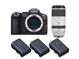 Eos R6 Mark Ii + Rf 100 500mm F/4.5 7.1 L Is Usm + 3 Canon Lp e6nh + Ebook “20 Dicas para Fotos Que Impressionam” CANON