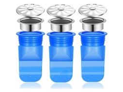Tampa de Silicone em Aço Inoxidável, Automático, para Ralo de Pia AQUAFORGE
