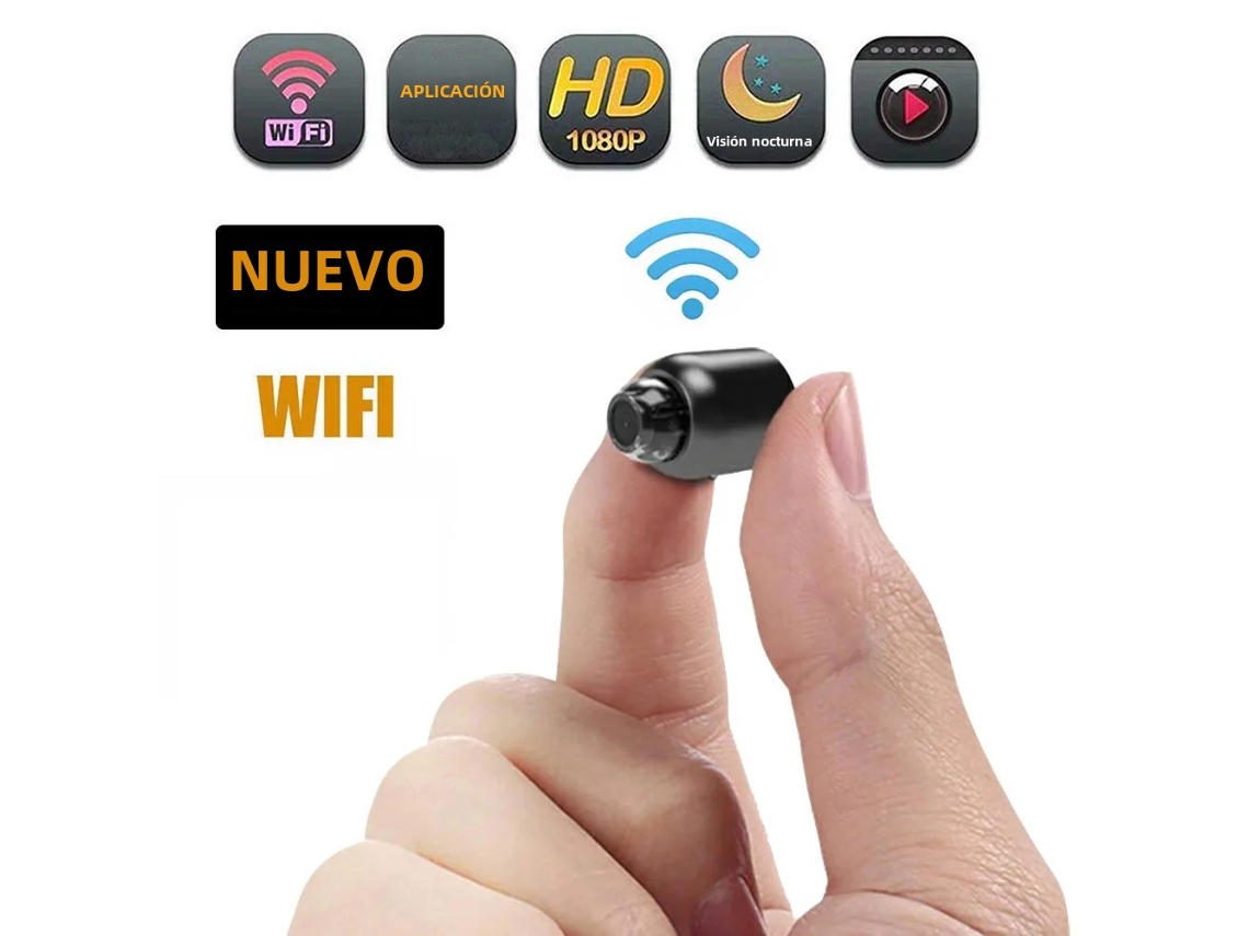 Mini Câmera Wifi X5 Hd 1080p Com Detector De Som Integrado