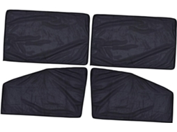 Cortina de proteção solar para portas laterais de carros, persiana blackout, proteção solar para portas.