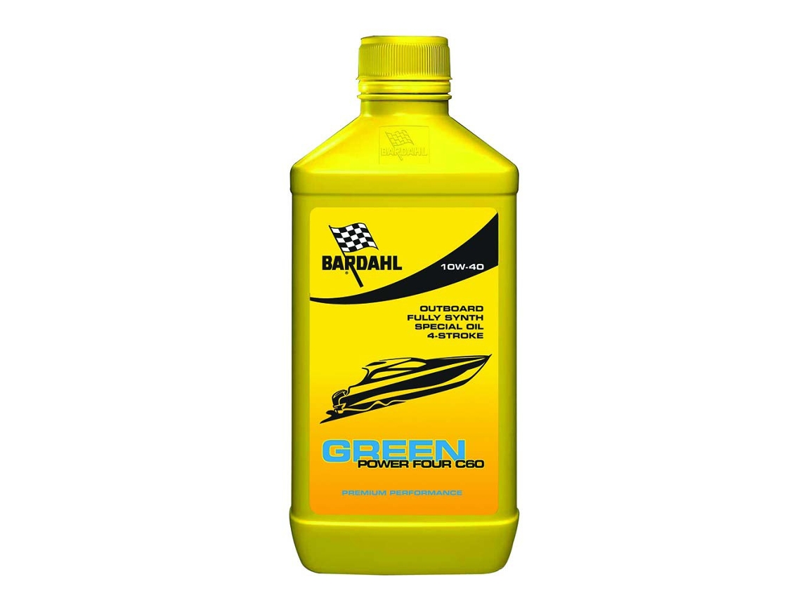 Sintético Externo Green Power Four C60 10W-40 1L 4 Acidente Vascular Encefálico Óleo Transparentebardahl