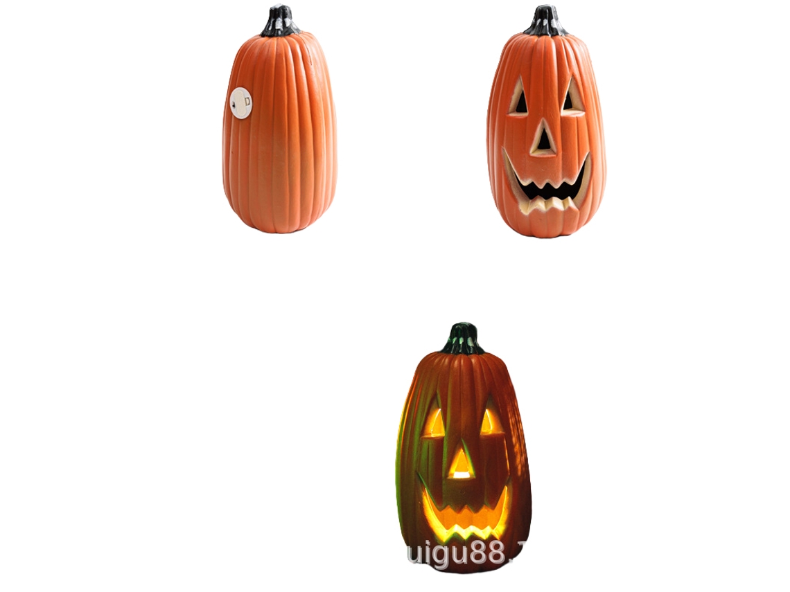 Laxiscreed Lanterna De Abóbora De Halloween Led Com Iluminação Decorativa Para Interior E Exterior