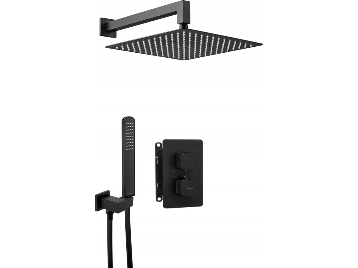 Concealed Shower Set With Thermostatic Box Deante