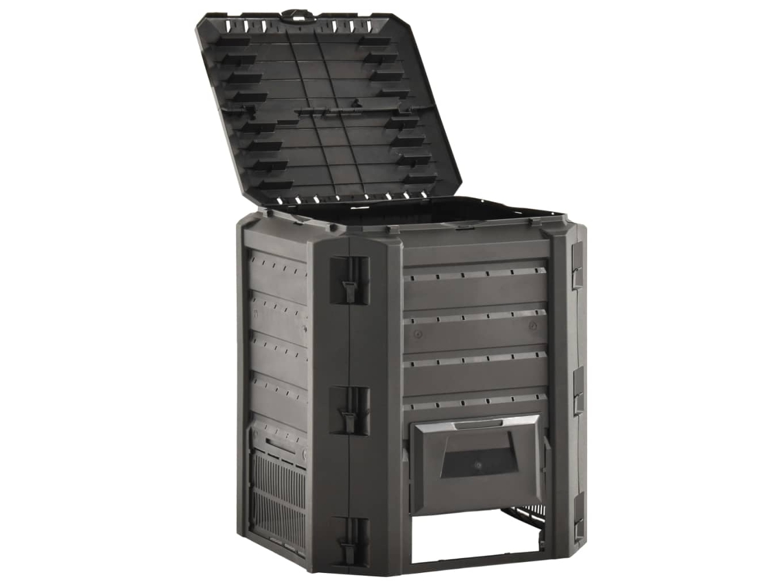 Composter, Composters Vidaxl Preto Plástico (380 L)