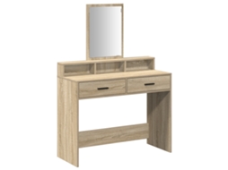 Conjunto 1 Mesa De Vestir Vidaxl Castanho Derivados De Madeira (100 X 41 X 140 Cm)